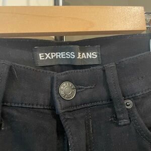 Express Black Skinny Jeans
